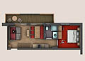 Floor plan of Apartment Reineke (no. 32)