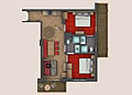 Floor plan of Apartment Petz (no. 33)