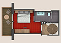 Floor plan of Apartment Petz (no. 33)
